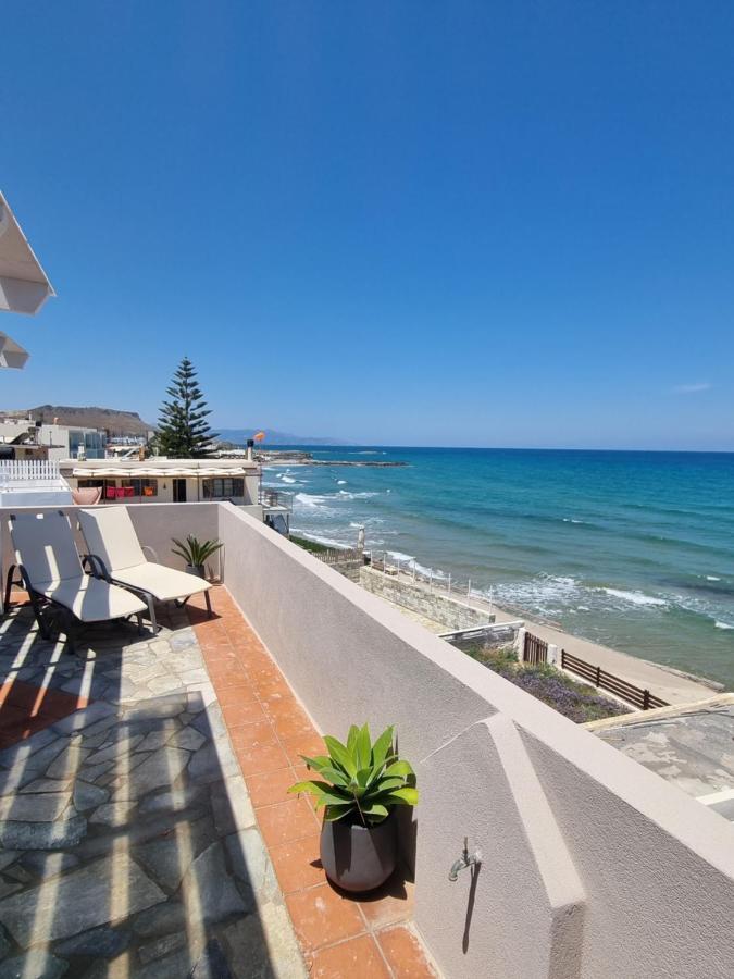 Astra Sea View Apartment, Sea Front Kokkini Hani Exterior foto